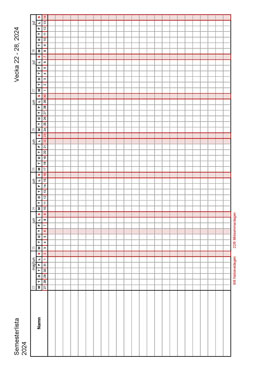 Semesterlista sommar