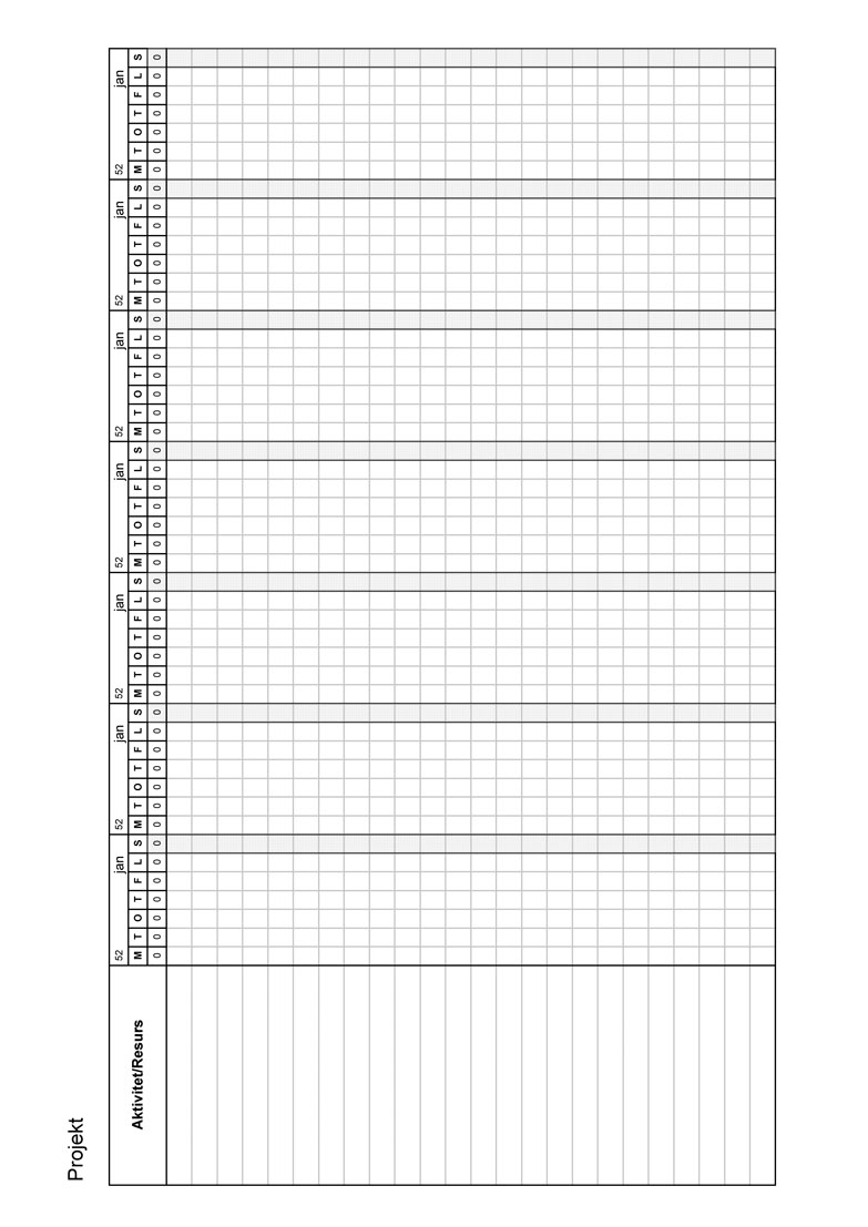 Tidsplan - Projektplan