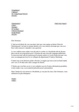 Confirmation de rendez-vous (FR)