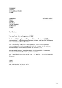 Rappel conc. remise d´offre (FR)