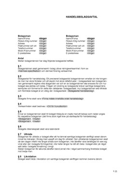Dokument Bas Dokumentmallar Avtal Blanketter Kontrakt Sign On